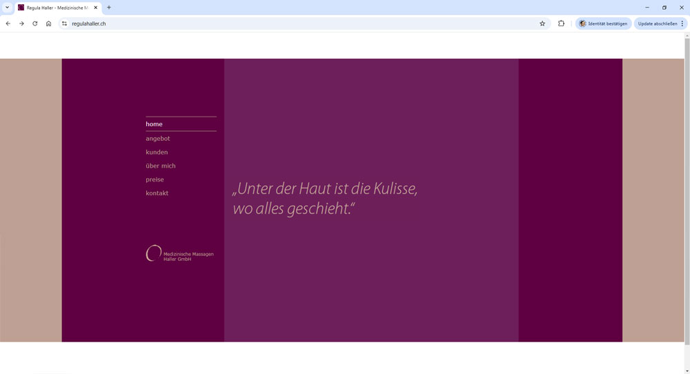 Webseite aufrufen